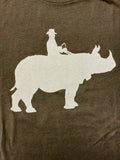 "Cowboy On A Rhino" Unisex Tee