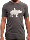 "Cowboy On A Rhino" Unisex Tee