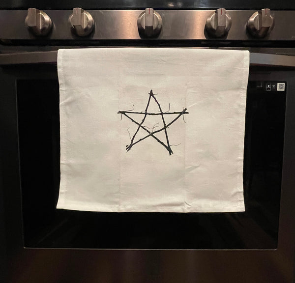Pentagram Pad Tea Towel